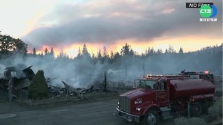 飆高溫! 美國加州野火肆虐 約百棟房屋被毀