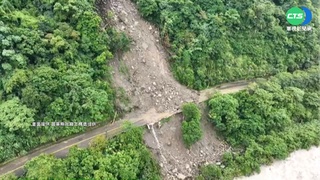 苗21線坍塌路斷 南庄東河村停班課一天