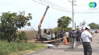 吊臂勾電線被電暈 貨車起火燒死3工人