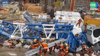 香港九龍起重機倒塌 釀3死6傷慘劇