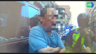 酒駕男闖紅燈拒檢 警沿路追緝破窗逮人