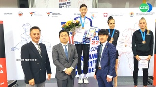 2比0踢走對手! 羅嘉翎波蘭跆拳公開賽封后