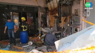 台中民宅傳疑似氣爆巨響! 鐵櫃.鐵門炸破噴飛