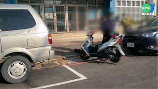 高雄員警巡邏勤務 遭騎士追撞"彈飛"輕傷