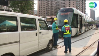 高雄二階輕軌C20至C24站 十月通車前先演練