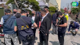 屏東角頭父喪封街 警方嚴密部署防衝突