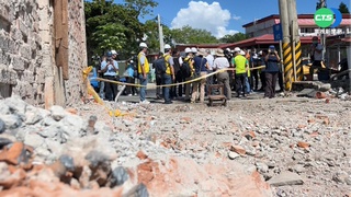 助走出地震陰霾 內政部松浦國小勘災