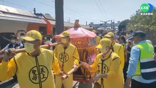 慶海線通車百年 白沙屯媽祖搭蒸汽火車祈福