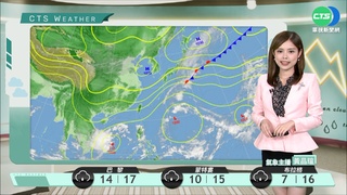 各地早晚涼 迎風面局部雨 沿海風浪大