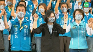 挑王惠美故鄉"拔樁"? 蔡英文4度站台黃秀芳