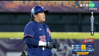 曾頌恩雙安打射日 U23中華隊預賽3連勝