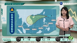 氣溫回升零星雨 晚起水氣漸增