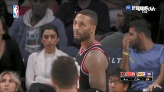 Lillard又飆41分 力抗"詹眉龜"賞湖人3連敗