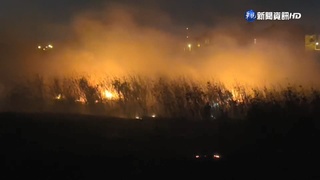 澎湖西文澳荒草地竄野火 消防局拉水線搶救