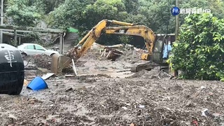 憂大雨引土石流 基隆營造廠自挖護城河