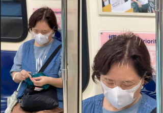 她搭捷運滿頭針淡定織毛線 陳沂:奇怪的路人
