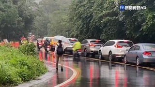 國一坍方車流改道國三 塞車亂.救護車也難行