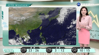 今晨有低雲或霧 下半天起迎風面轉有雨