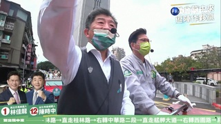 綠白新北交鋒! 中.龍合體車掃 柯文哲新莊掃街