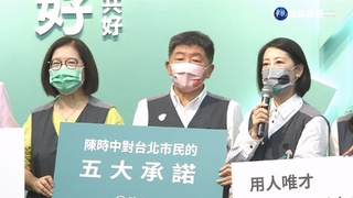 綠營台北提"5大承諾"留言驚見簡體字 陳時中：中共網軍麥擱來亂