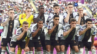 德賽前"摀嘴"合照 抗議FIFA扼殺言論自由