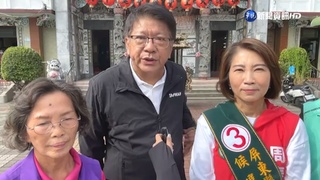 選前拚了! 蘇清泉拚掃街 潘孟安輔選眼睛不適