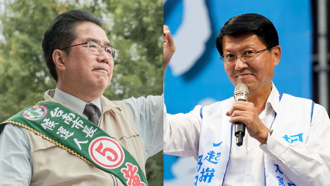 台南市長選戰 黃偉哲自行宣布當選 謝龍介自行宣布敗選 | 華視新聞