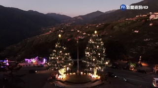 全台最高耶誕樹曝光 12月照亮"環山部落"