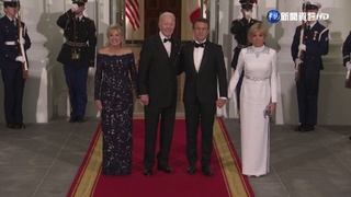 拜登款待馬克宏 美國乳酪.氣泡酒入菜國宴