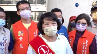 九合一延長賽! 嘉市藍綠候選人拜票爭取認同