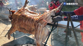 南投烤大豬大賽! 豬肉皮脆肉嫩.香氣大噴發