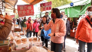 立委補選倒數! 吳怡農.王鴻薇市場掃街拚人氣