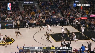 NBA耶誕大戰 勇士普爾攻32分擊敗灰熊