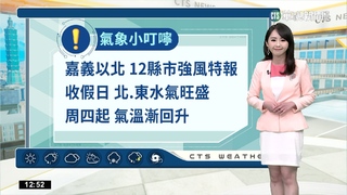 北東濕涼易大雨 中南雲多短暫雨