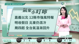 北東濕涼易大雨 中南雲多山區零星雨