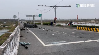 台南死亡車禍 現役軍人載友自撞翻覆3死