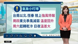 北東濕涼易大雨 中南雲多山區零星雨