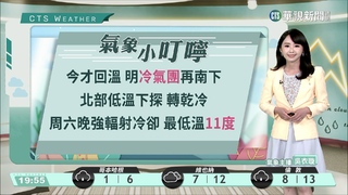 北東易雨北海岸較大雨勢 入夜冷空氣南下溫度降