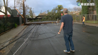 暴雨肆虐加州北部奪6命 50萬戶無電可用