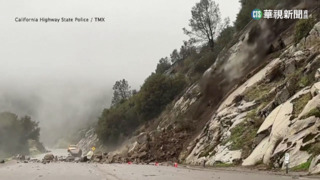 接連暴雨.土石流重創加州 多區頒布撤離令