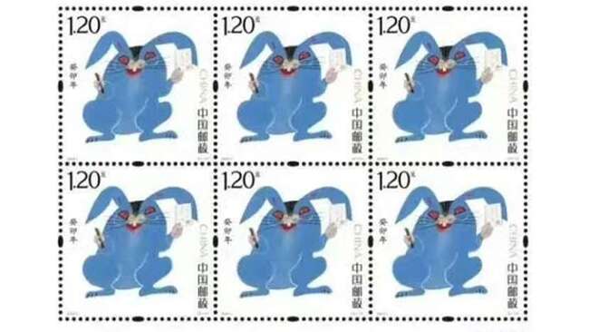 中國郵票太醜意外爆紅！「藍皮紅眼」遭網笑虧：確診兔 | 華視新聞