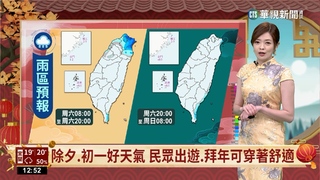今晨最冷嘉義10.5°C　除夕有望回溫到27°C