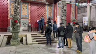 台南大天后宮搶頭香　民眾踴躍祈願兔年順遂