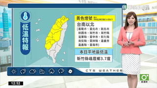 各地晴朗穩定  輻射冷卻影響日夜溫差大