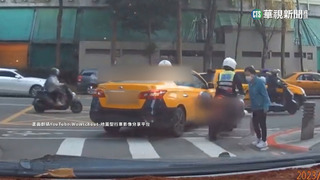 老婦過路口警車未禮讓　警:值勤有閃警示燈