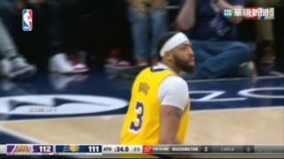 湖人險勝溜馬　「詹皇」登得分王倒數63分