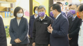 合體總統視察　陳揆上任全台跑鄭文燦咬耳朵