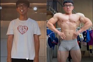 粗暴版阿滴？健身猛男照暴紅 阿滴也認證：「真滴像」