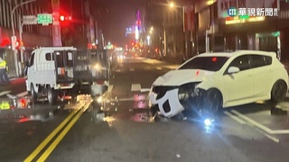 扯！　男酒駕逃逸　路口撞車遭逮還企圖毆警