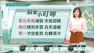 東北季風減弱環境轉乾 西半部地區留意低雲或霧